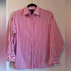 Pink Striped Womens Shirt